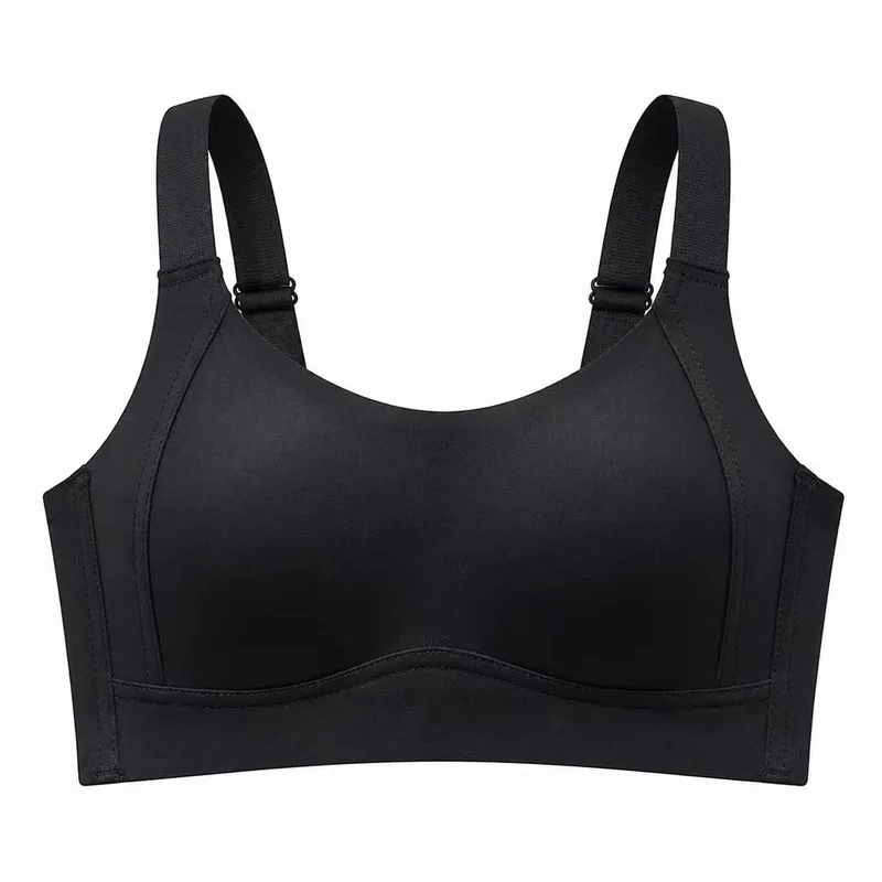 Seamless Wireless Minimizer Bra Soft Support Full Cup Thin Brassiere Comfortable Underwear for Large Bust Women Side Breast Coll