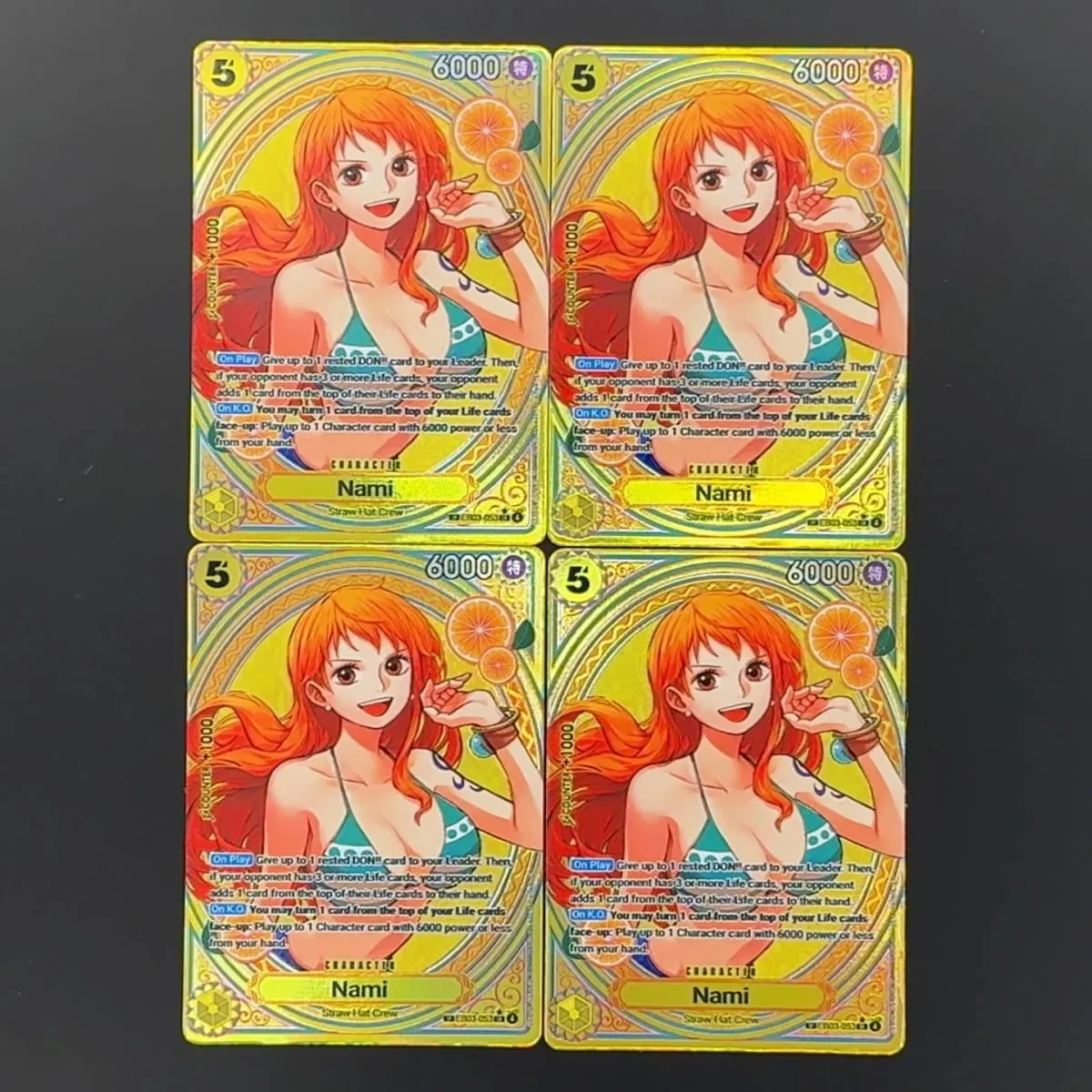 One Piece TCG OPCG English EB03 SP Card Boa Robin Nami Uta Vivi Reiju Perona Koala Tashigi EB03 Heroins Set Textured Foil Card — image 4