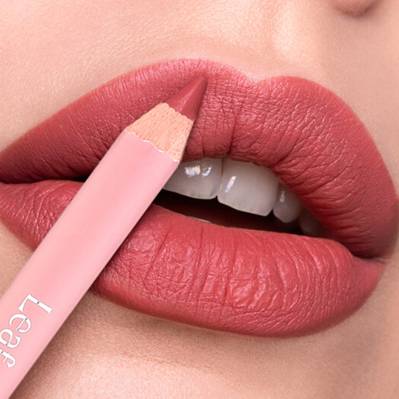 Lápis delineador labial fosco, 12 cores, à prova d'água, batom natural nude rosa, delineador pro, contorno dos lábios, maquiagem — image 12