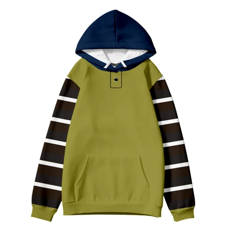2024 mode imprimé motif rayé pull pour hommes décontracté Simple surdimensionné sweat à capuche ample Design de rue Harajuku sweat-shirt pour hommes