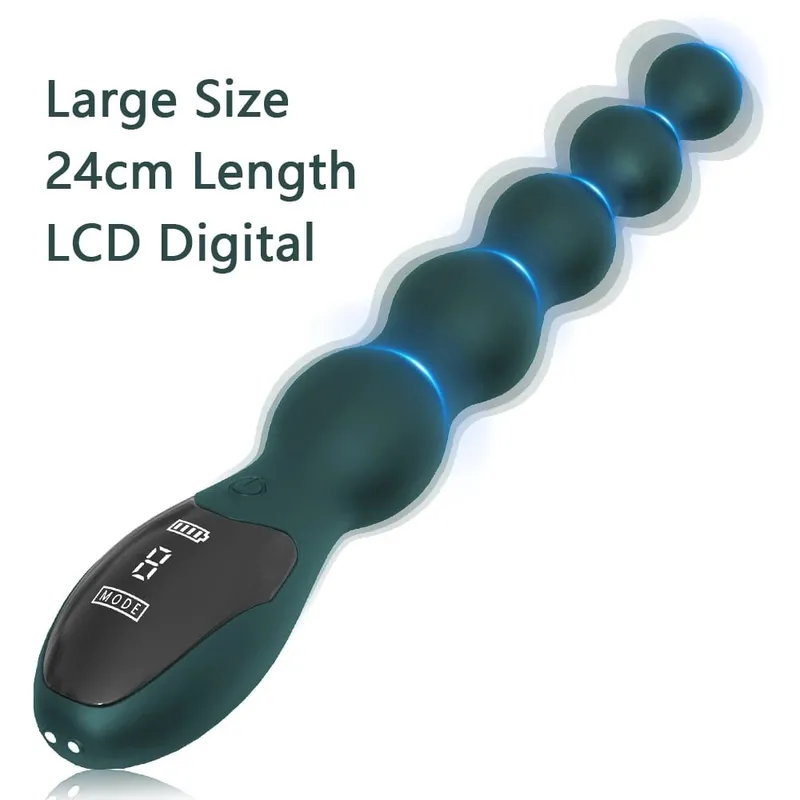 Vibrating Anal Beads Anal Balls for Men Butt Plug Prostate Massager for Gay G-Spot Vagina Vibrator for Women Adult Goods Sex Toy — image 8