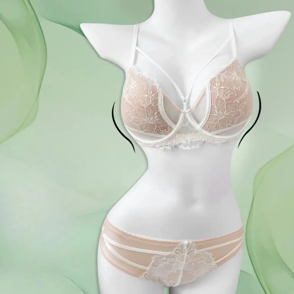 1. BANERDANNI Sexy Pure Desire Bra Set Big Bust Minimizer Push Up Side Support Anti Sagging Anti‑widening Lingerie Hot Sale Best