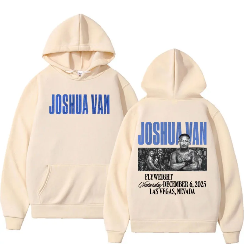 Joshua Van The Fearless Fan Presenter Huvtröjor Herrkläder Våld Estetisk tröja Casual Bodywarmer Fleece Luvtröja Pullovers