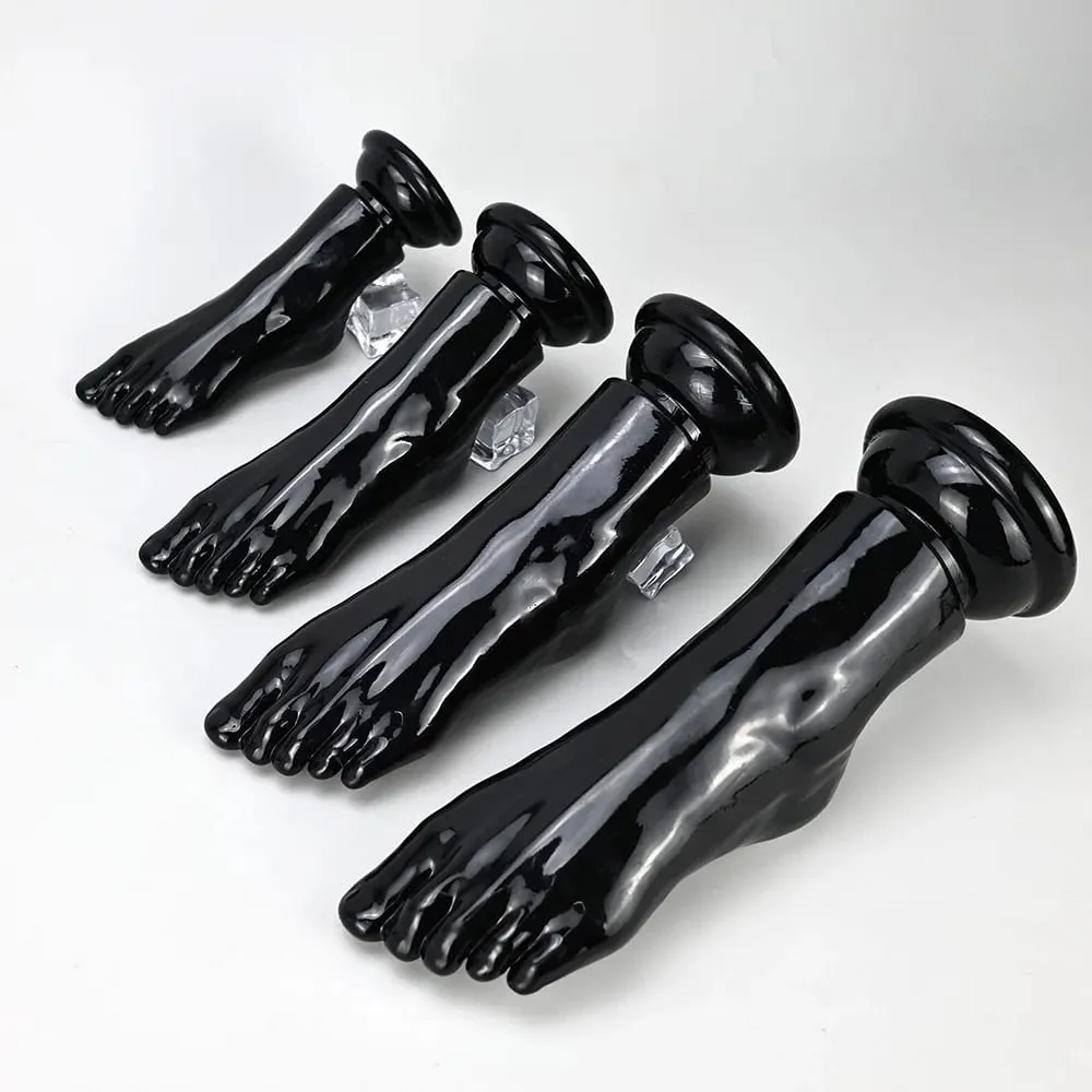 Big Feet Style Anal Plug Big Clear TPE ButtPlug Deep Masturbator Dildo Dilator Stimulator Anal Plug Adult Sex Toys For Women 18+ — image 2