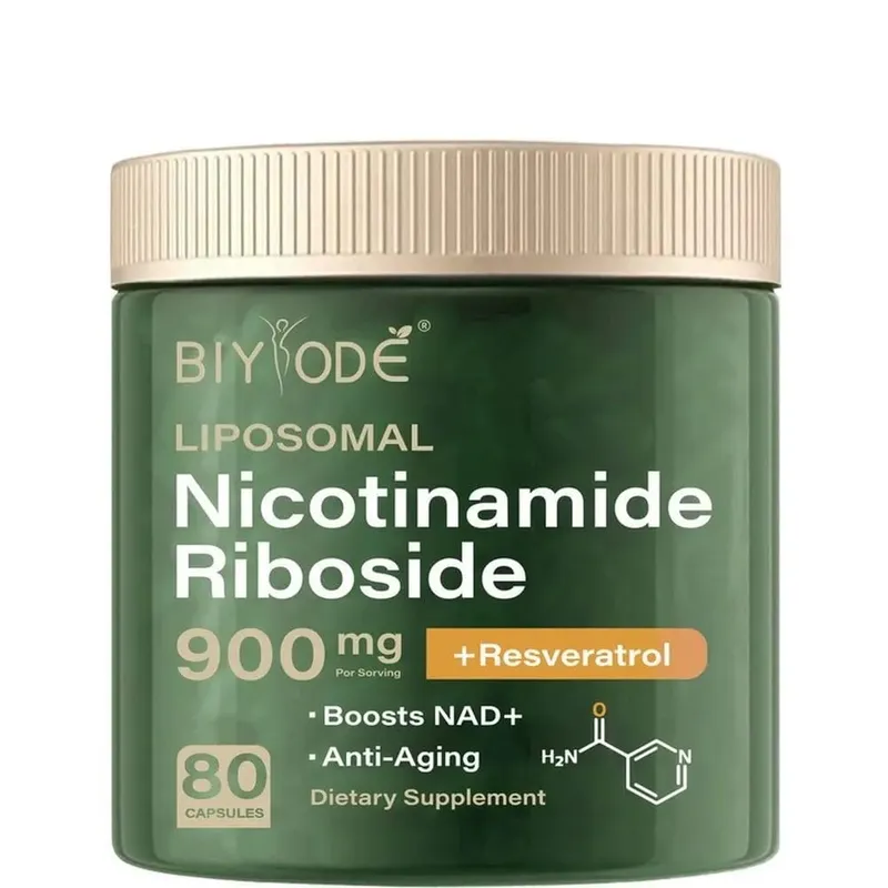 Liposomal Nicotinamide Riboside Capsules with NAD+ Boost and Quercetin Phytosome and Trans-Resveratrol 80 Capsules