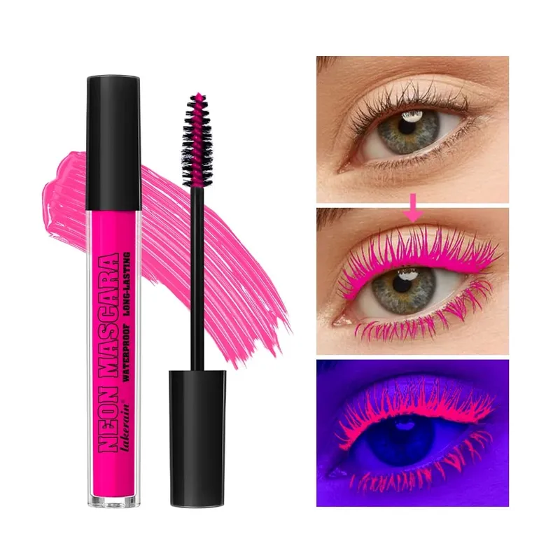 3Pcs Eye Makeup Set Purple Mascara Black Volume Mascara Eyeliner Pencil Waterproof Long Lasting Party Festival Eye Cosmetic Kit — image 3