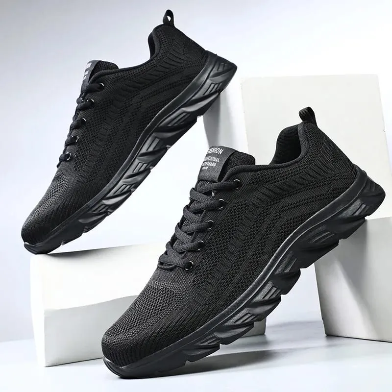 Sommer Mænd Casual Sneakers Mesh Løbesko Blød sål Komfortable gåsko Mode Sport Udendørs Letvægtsfodtøj