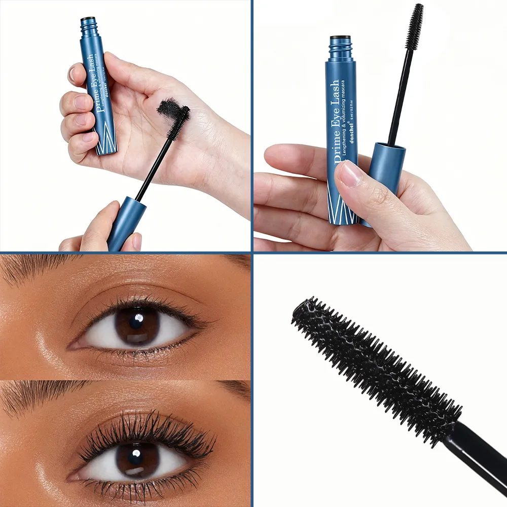 Lengthening & Volumizing Mascara Water-Resistant Long-Lasting Nourishing Strengthen Mascara Glossy Natural Finish Eye Makeup