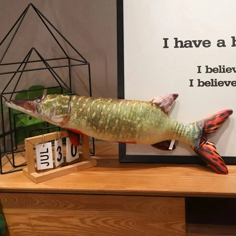 Sofa Cushion Perch Simulation Fish Pillow Grouper Stuffed Cartoon Fish Lovely Soft Fish Anime Pillow Bedroom