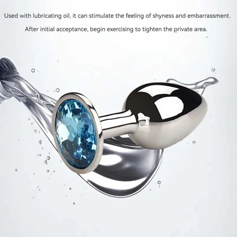 Stainless Steel round Butt Plug Anal Jewelry Stimulator Dildo for Couples Gay Sex Toys Adult Plug — image 3