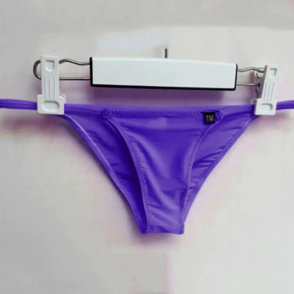 Men Solid Color Thin Soft Breathable Very Hot Lingerie Gay Sissy Pouch Underwear Solid Underpants Panties Briefs Men's Clothing