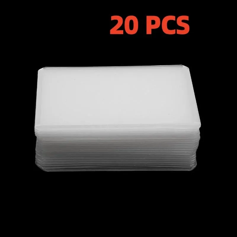 20-100pcs Card Sleeves Holder PVC Game Trading Card TopLoaders Hard Plastic Toy Top Loaders For Protectors Storage Gift — image 10