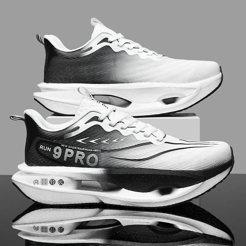 Men Sports Running Shoes Carbon Board Marathon Breathable Light Comfort Women Athletic Sneakers Jogging Tenis Air Cushion 2026