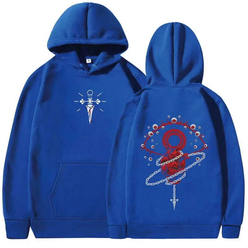 Anime Hunter X Hunter Hoodies Kurapika Phantom Troupe Hooded Sweatshirts Men's Women Clothing Oversized Pullovers Streetwear — image 8