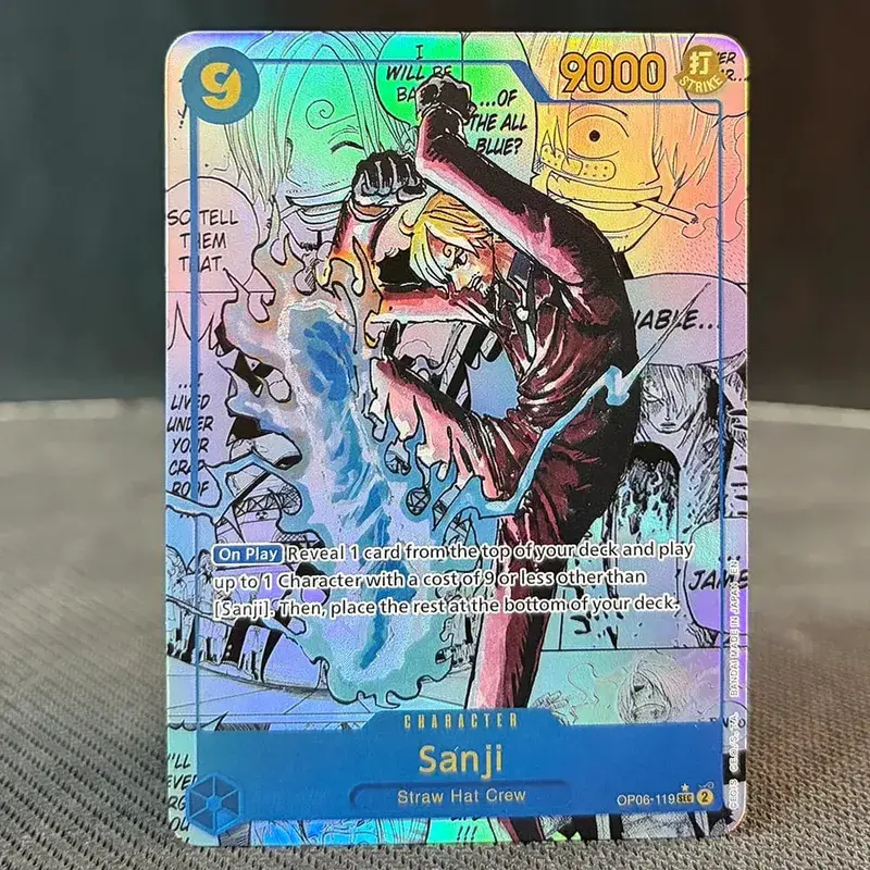 SP Stampaggio oro Buggy Perona Mihawk Sabo Ace Rufy Zoro-juurou Sanji Newgate Nami Hancock Hiyori ONE PIECE Carte proxy — image 10