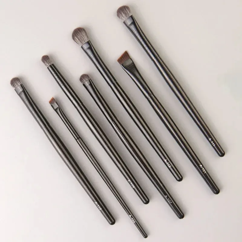 Eye Soft Bristle Eyeshadow Brushes 9-piece Set Eye Makeup Smudge Undercover Eyeliner Blade Eye Detail Small Makeup Brushes