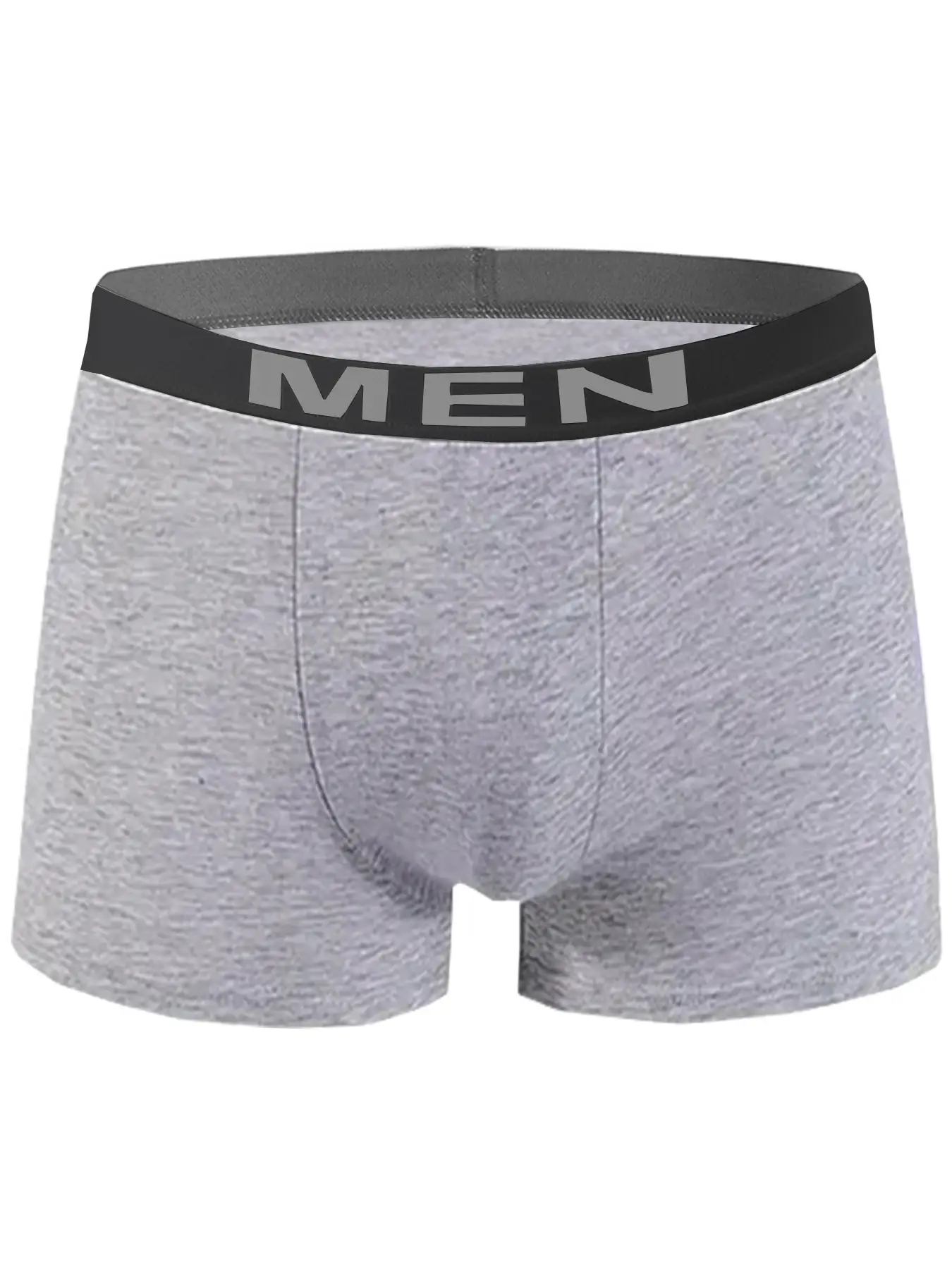 Bộ 7 món Đồ lót nam dài màu trơn bốn mùa, Đồ lót thể thao thời trang, Quần góc phẳng cỡ lớn