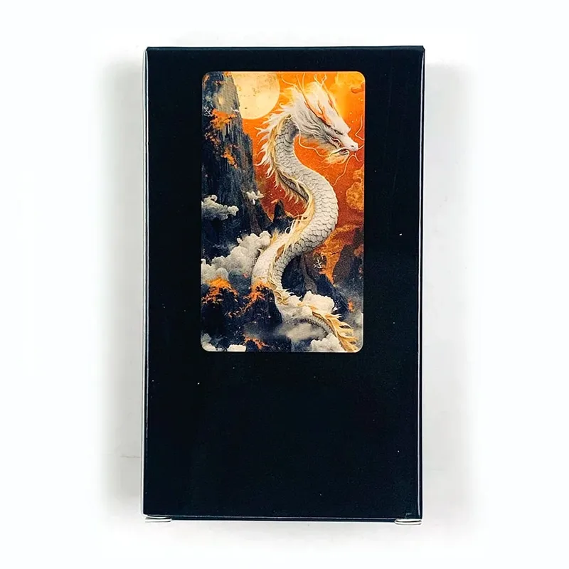 New Oracle Dragon Deck A 64 Divination Cards With Traditional Hexagrams & Mystical Animal Art Spiritual Guidance & Collectors