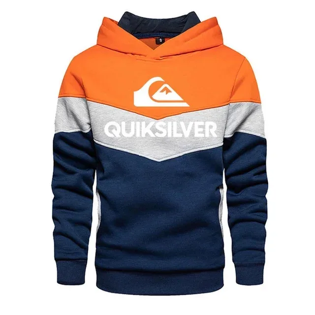 2025 New Men's Hoodie Splicing Outdoor Leisure Sportswear Street Fashion Men's Warm Wool Hoodie Autumn/Winter Coat