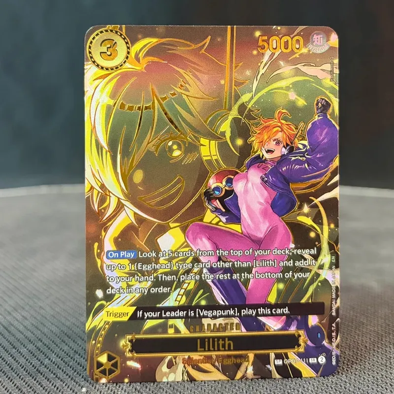 SP Stampaggio oro Buggy Perona Mihawk Sabo Ace Rufy Zoro-juurou Sanji Newgate Nami Hancock Hiyori ONE PIECE Carte proxy — image 19