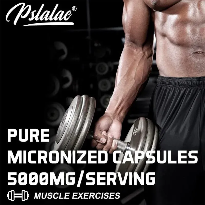 Creatine Monohydrate - 5,000 มก. ต่อหนึ่งหน่วยบริโภค Creatine ก่อนออกกำลังกายเพื่อช่วยสร้างกล้ามเนื้อเพิ่มพลังงานและประสิทธิภาพอาหารเสริม