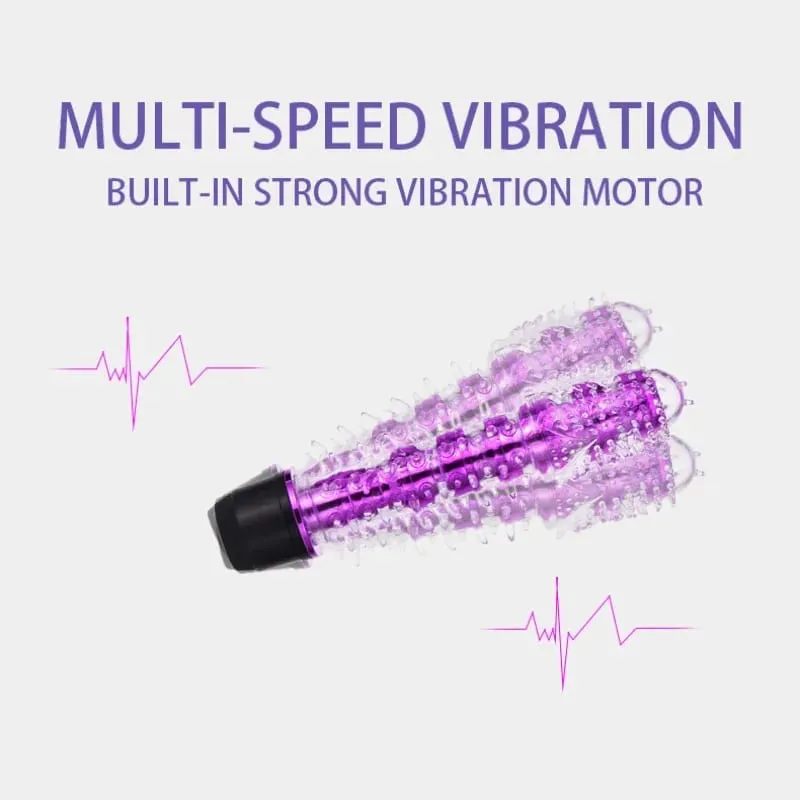 Multispeed Female Clitoris Vibrator G Spot Vaginal Stimulation Vibrating Dildo Anal Butt Plug Sex Toy for Women Men Adult Goods
