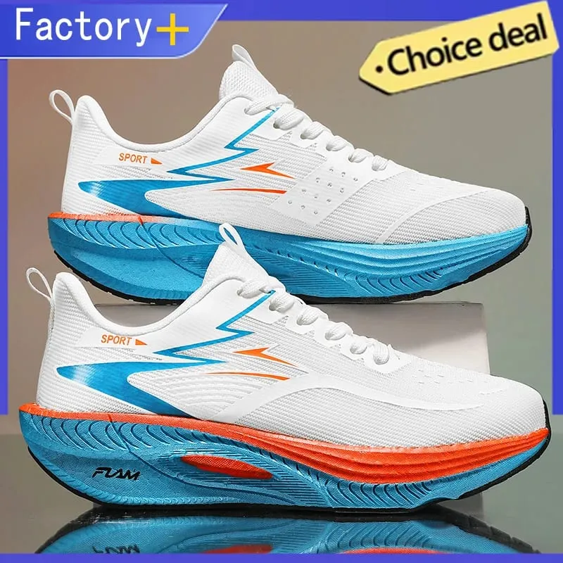 Running Shoes Men Casual Carbon Board Marathon Sports Breathable Lightweight Women's Comfortable Athletic Antiship Sneakers New — image 1
