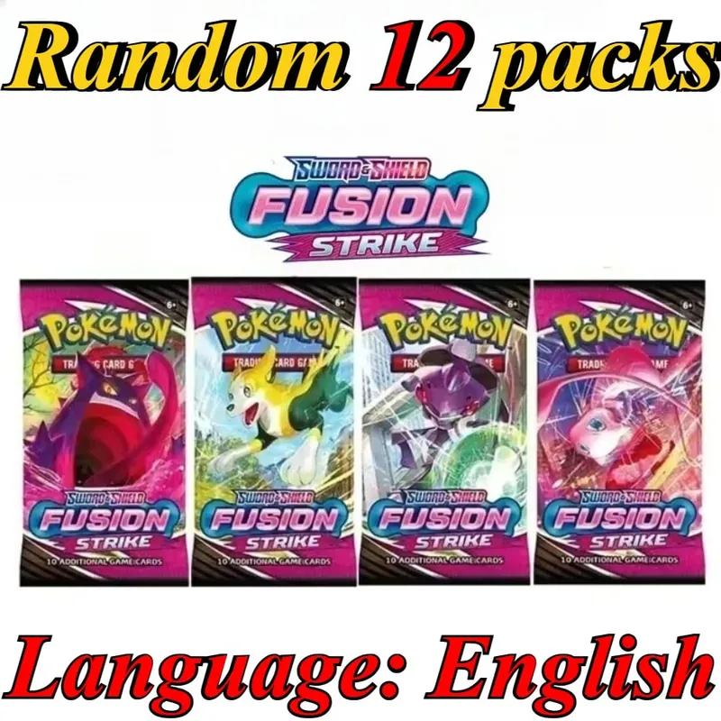 10 Pokémon Card Packs Bright Stars 151 Prismatic Evolutions PALDEAN FATES English Reinforcement Battle Transaction Card Gift