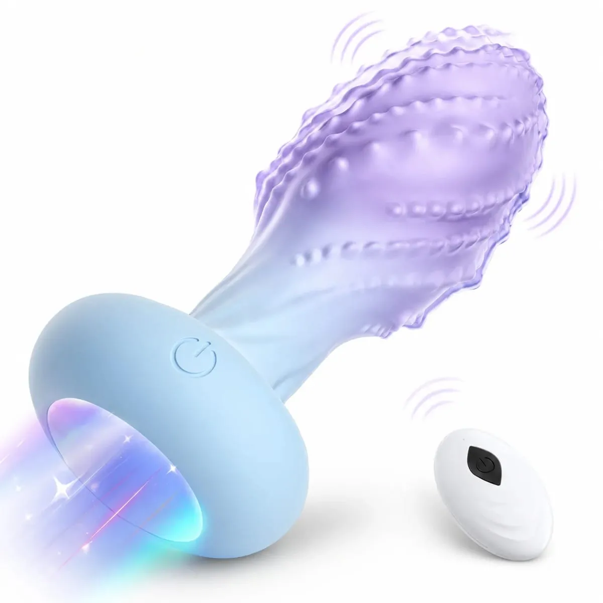 Rotate LED Anal Plug Vibrator for Men Women Vagina Remote Stimulator Prostate Wireless Butt Plug for Adult Couples Sex Toys 18+ — image 1