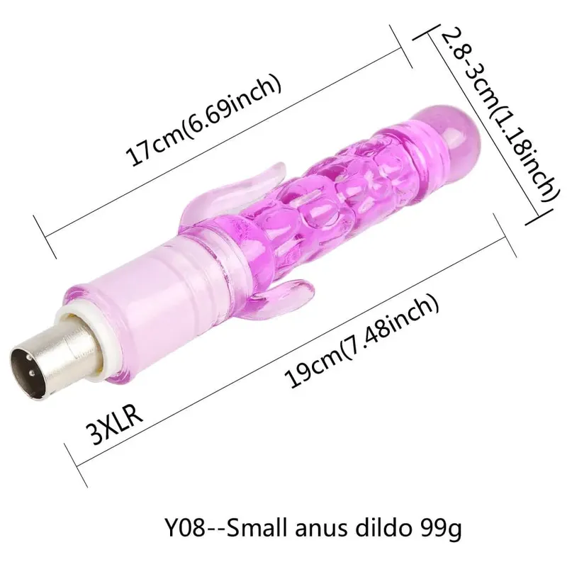 3XLR 3PRONG Attachment Dildo For Sex Machine Attachment Women and Men Sex Masturbation Love Machine Dildo Sex Toys