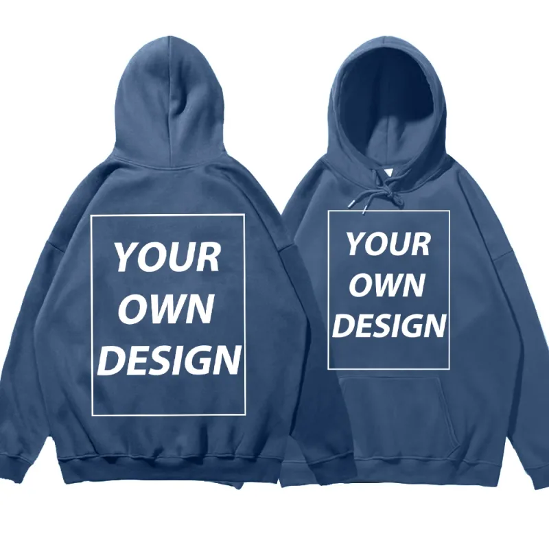 Personalizado diy impressão homem mulher outono inverno hoodies casual clássico pullovers simples confortável streetwear macio quente roupas esportivas