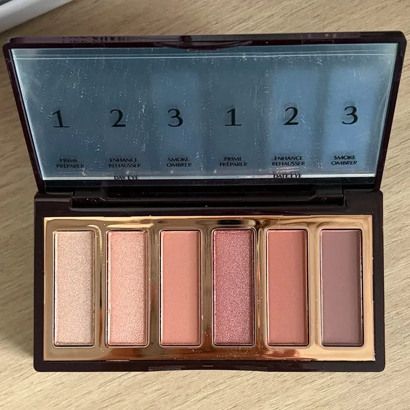 Značka Charlotte Nejnovější styl 9 barev Paleta očních stínů a Highgloss Repair Gemstone Disc Nature Easy to Color Kosmetika Tilbury