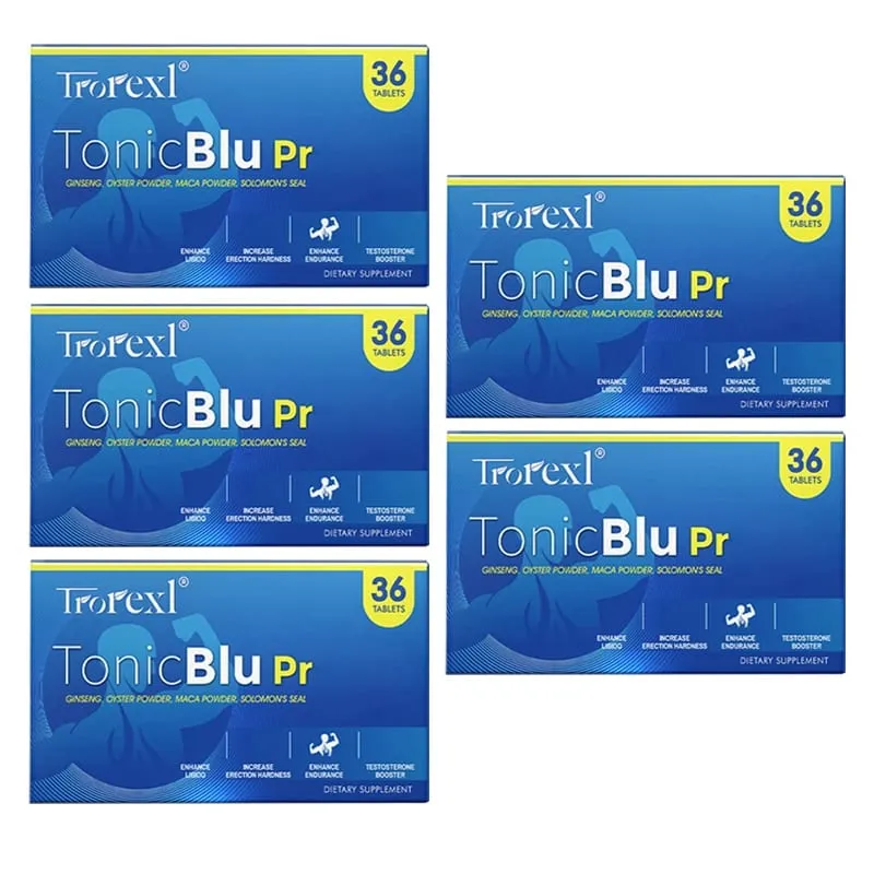 Blue Pill with Oyster Ginseng Maximum Growth Staying Power Male Supplements