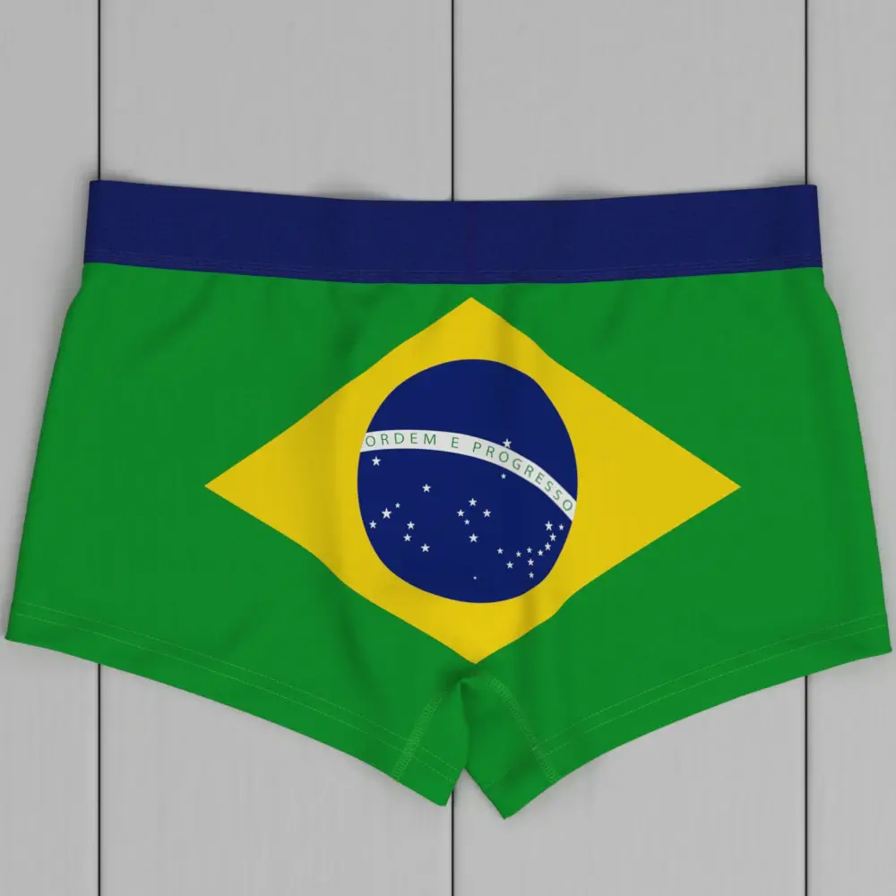Men's Sexy National Flag Boxer Briefs Underwear New Coming Comfortable Waistband Breathable Fabric