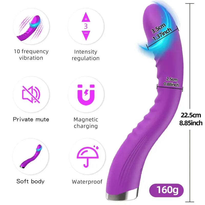 G Spot Clitoris Stimulator AV Vibrator 30 Modes Strong Powerful Vibration Adult Sex Toys for Woman Dildos Vagina Massager Wand