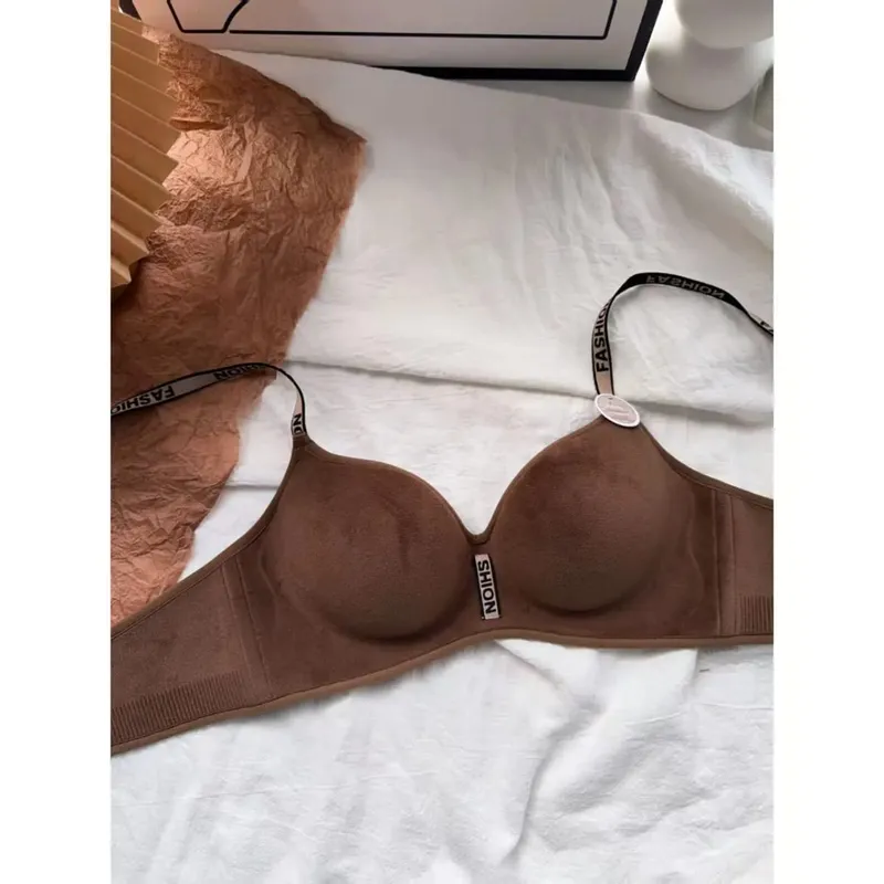 Thickened 5CM Seamless Push-Up Bra - Small Breast Gathering Anti-Sagging Soft Flat Chest Special Lingerie No Steel Ring — image 9
