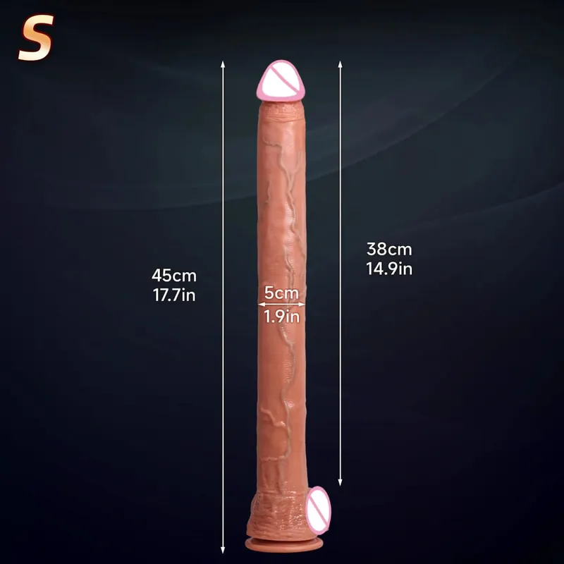 Super Long Artificial Penis Realistic Dildo Man Genitals Penetration Anal Sex Toy Female Vaginal Masturbation Suction Cup Dick
