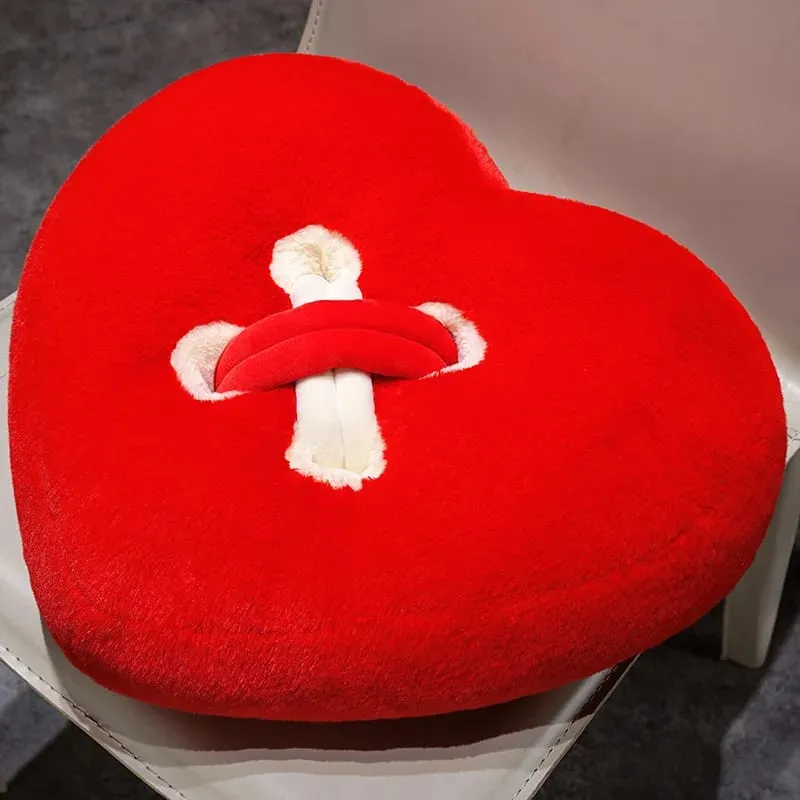 Button Plush Toys Flower Heart-shaped Stuffed Pillow Home Decor 40/45cm Soft Sofa Cushion Throw Pillow Birthday Surprise Gifts — image 14
