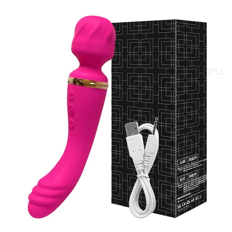 2 in 1 AV Wand Vibrator for Women Clit G-Spot Stimulator Nipples Breast Massager Female Masturbator Sex Toy for Women — image 11