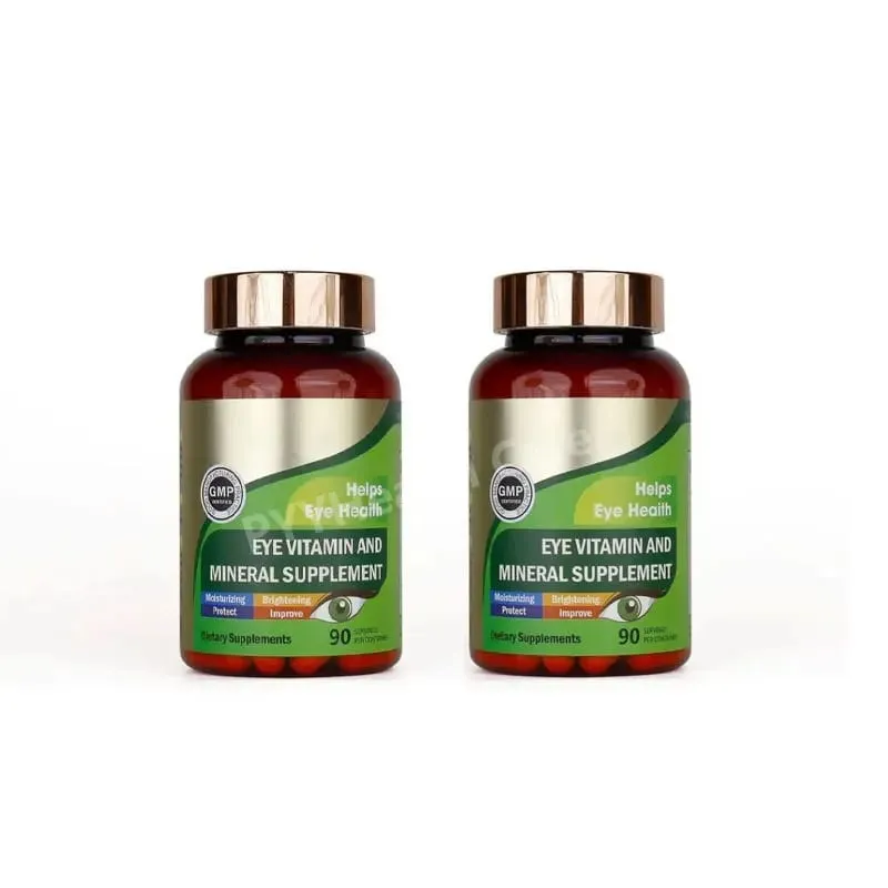 Lutein øjenvitaminkapsler med zeaxanthin zink dagligt øjennæringstilskud Øjensundhedsstøtte til voksne 90 tæller flaske