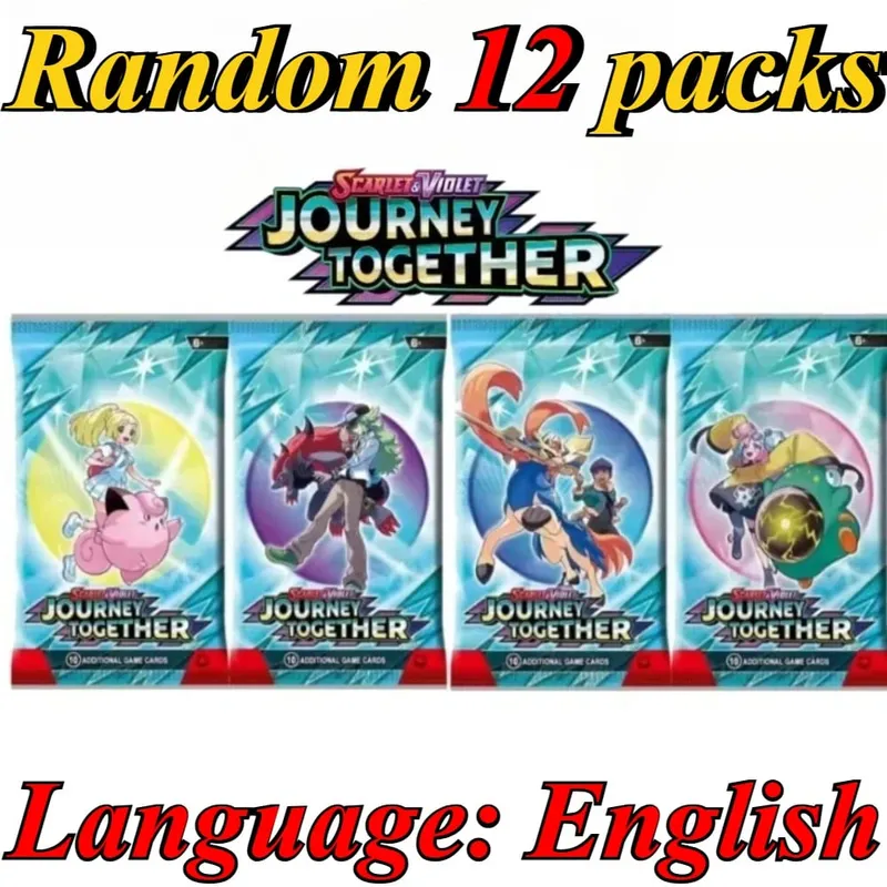 10 Pokémon Card Packs Bright Stars 151 Prismatic Evolutions PALDEAN FATES English Reinforcement Battle Transaction Card Gift