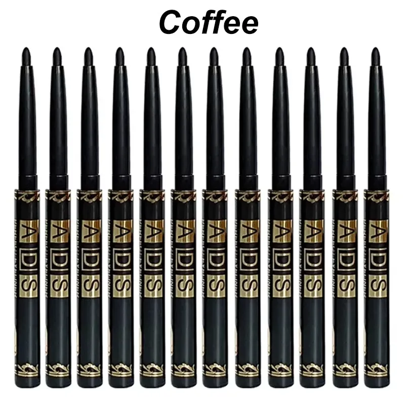 Automatic Gel Eyeliner Pencil Waterproof Long Lasting Black Eye Liner Twist-Up No Sharpening Easy Glide Makeup for Women