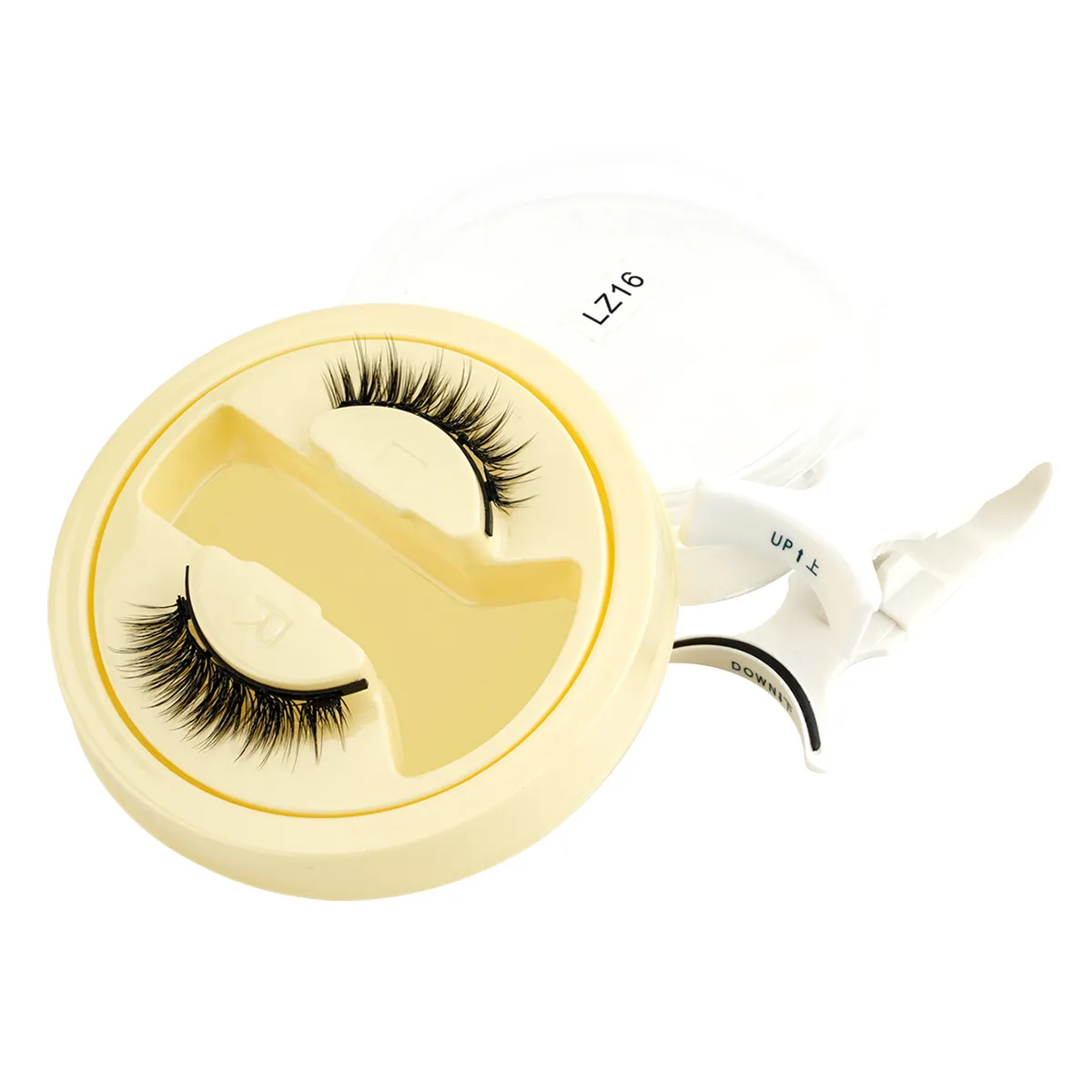 1 Pair New Magnetic Eyelashes Set With Tweezers Makeup Natural Light Eyelash Extension Tools Reusable False Eye Lashes