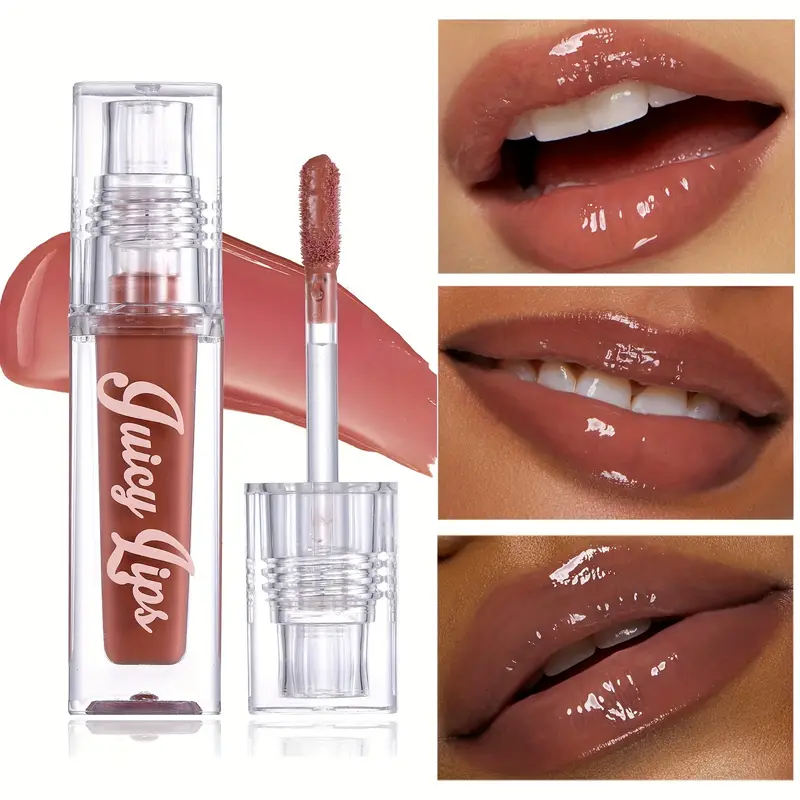 Óleo labial hidratante Crystal - brilho preenchedor e hidratante com tons coloridos para todos os tipos de pele