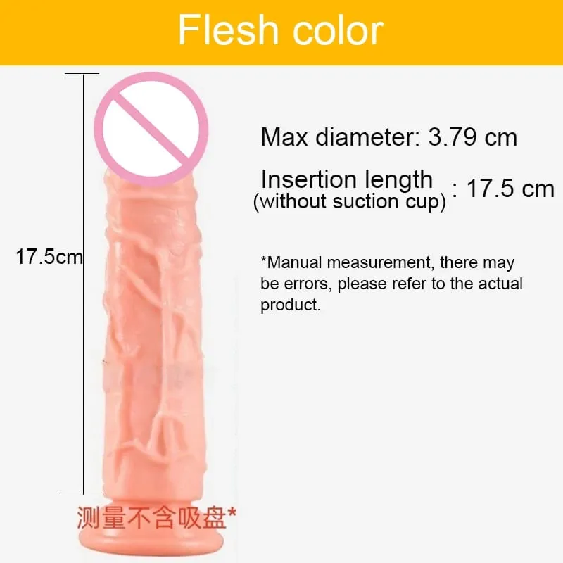 Transparent Big Dick 9 Sizes Realistic Jelly Dildo Women Gay Anal Sex Toys Soft Clitoris Vaginal Masturbators Penis Suction Cup
