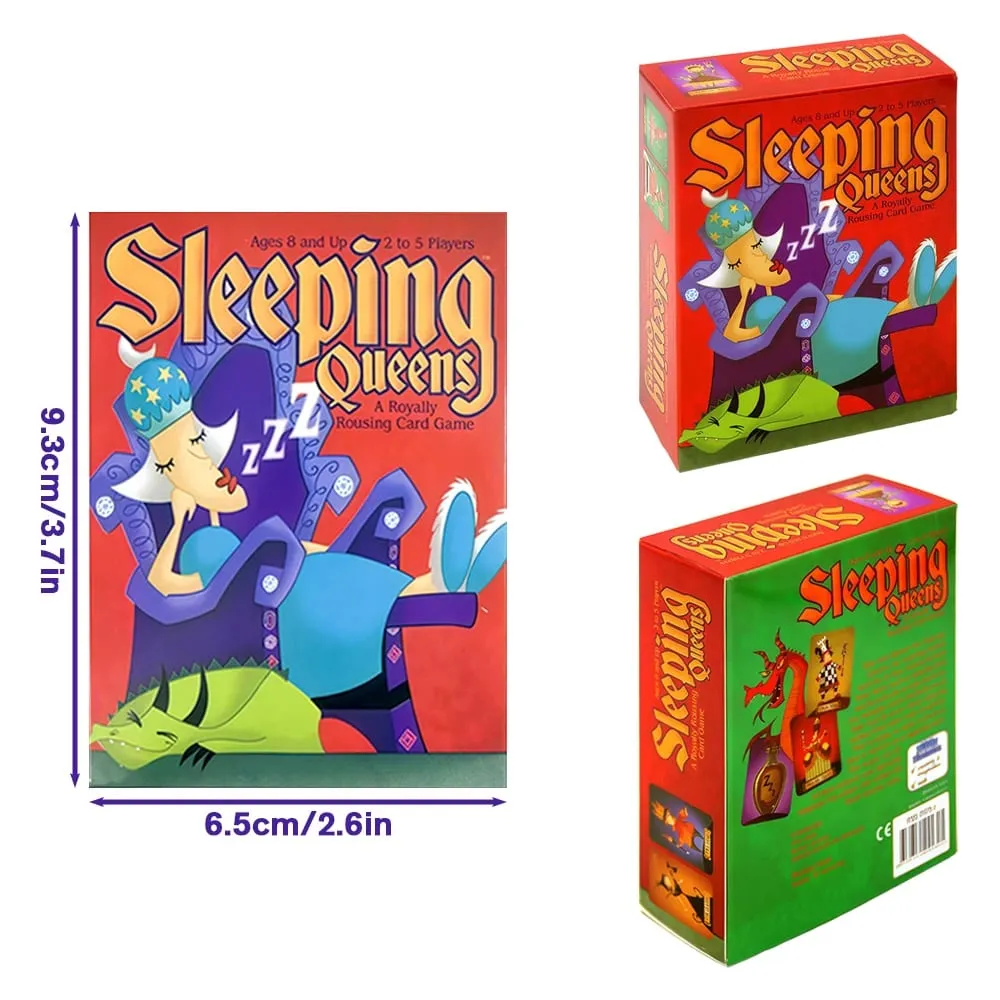 The Sleeping Queens Card Game Fuld engelsk version Familiebrætspil 2-5 spillere Strategikortspil til voksne Festgaver — image 6