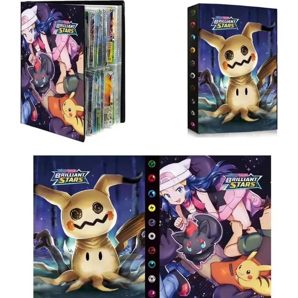 240pcs Fire Dragon Card& Diablo-Fire Dragon Card Book Charizard Cards Album Book Game Card VMAX GX Holder Binder Series Gift — image 9