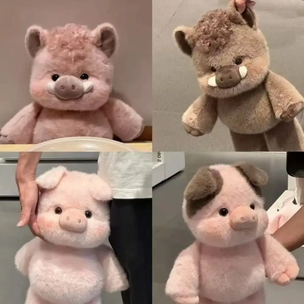 Creative Gift Soft Pig Stuffed Animal Plush Pillow Emotional Support 17.7inch Stuffed Animals Plush Cute Plush Pillow