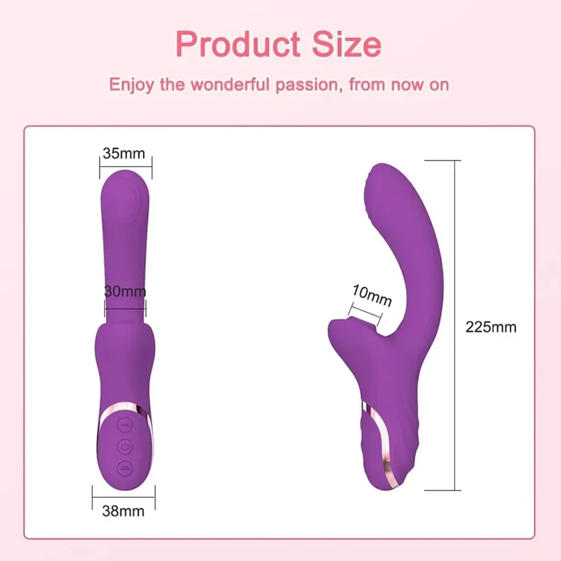 Vibromasseur de succion clitoridien féminin, 20 Modes, ventouse de Clitoris, stimulateur sous vide, gode, jouets sexuels, produits pour adultes de 18 ans