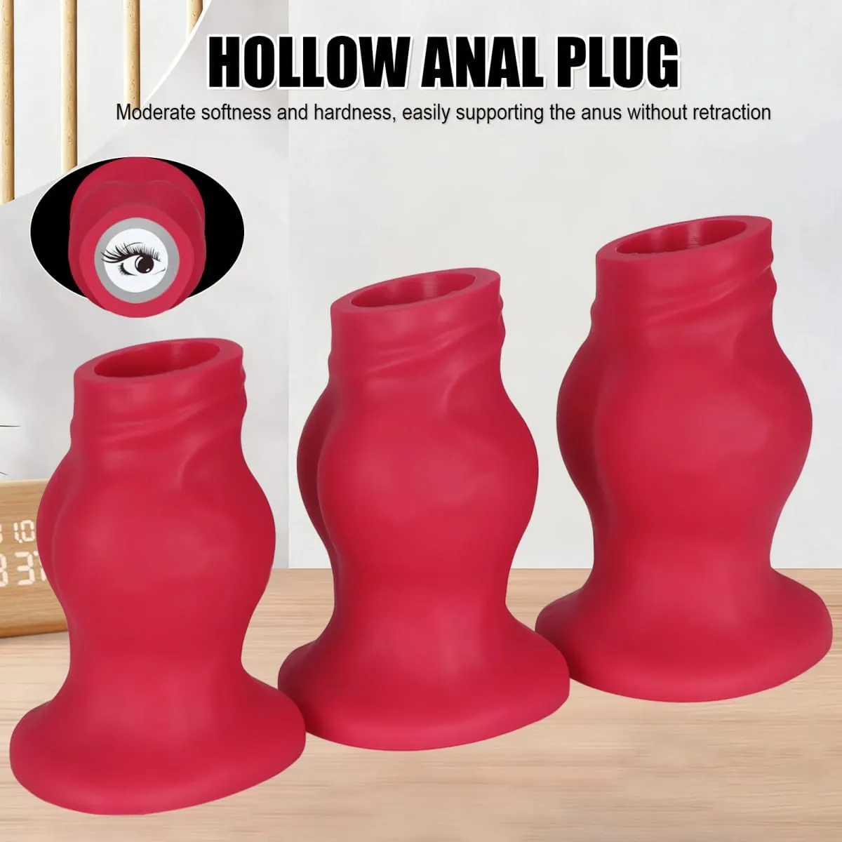 Hollow Huge Anal Butt Plug Adult Sex Toys Suction Cup Big Butt Plug For Male gay Big Anal Butt Plug Dilator Training Dialation